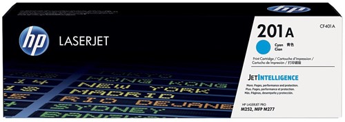 HP toner 201A, 1 400 pagina's, OEM CF401A, cyaan 1 Stuk
