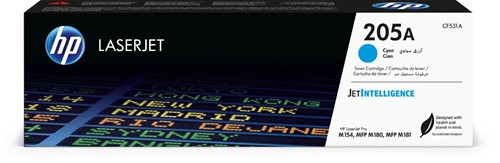 HP toner 205A, 900 pages, OEM CF531A, cyan