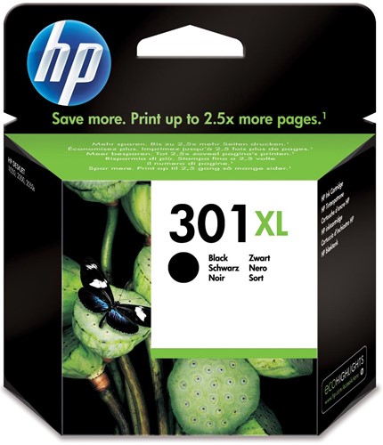 HP cartouche d'encre 301XL, 480 pages, OEM CH563EE, noir 1 Stuk