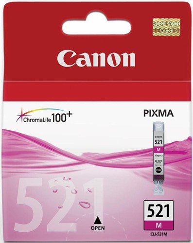 Canon cartouche d'encre CLI-521M, 445 pages, OEM 2935B001, magenta 1 Stuk