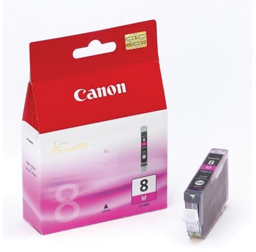 Canon inktcartridge CLI-8M, 478 pagina's, OEM 0622B001, magenta 1 Stuk