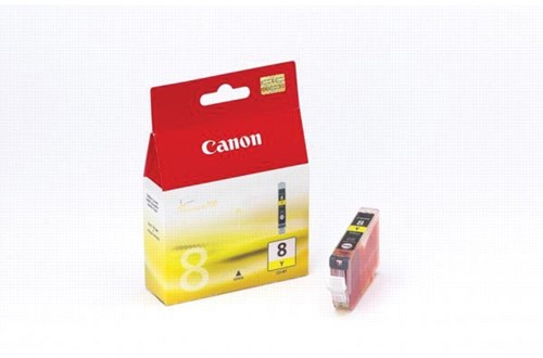 Canon inktcartridge CLI-8Y, 530 pagina's, OEM 0623B001, geel 1 Stuk