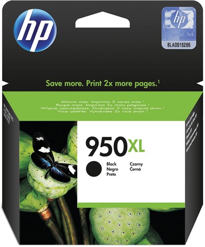 HP cartouche d'encre 950XL, 2.300 pages, OEM CN045AE, noir 1 Stuk