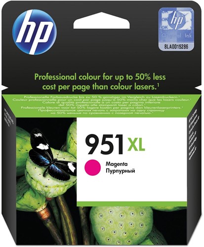 HP cartouche d'encre 951XL, 1.500 pages, OEM CN047AE, magenta 1 Stuk