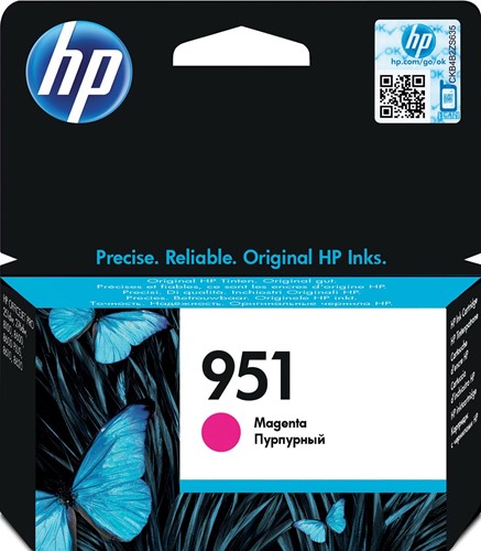 HP inktcartridge 951, 700 pagina's, OEM CN051AE, magenta 1 Stuk