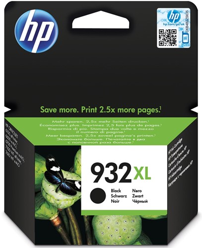 HP inktcartridge 932XL, 1.000 pagina's, OEM CN053AE, zwart 1 Stuk