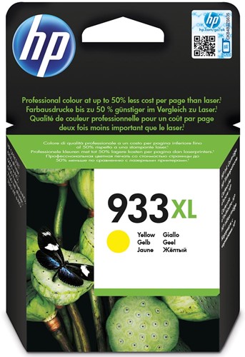 HP inktcartridge 933XL, 825 pagina's, OEM CN056AE, geel 1 Stuk