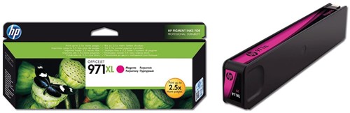 HP inktcartridge 971XL, 6.600 pagina's, OEM CN627AE, magenta 1 Stuk