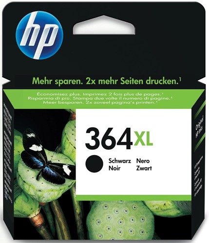 HP inktcartridge 364XL, 550 pagina's, OEM CN684EE, zwart 1 Stuk