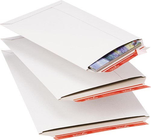 Colompac enveloppe d'expédition CP012, ft 24,5 x 34,5 x 3 cm, blanc