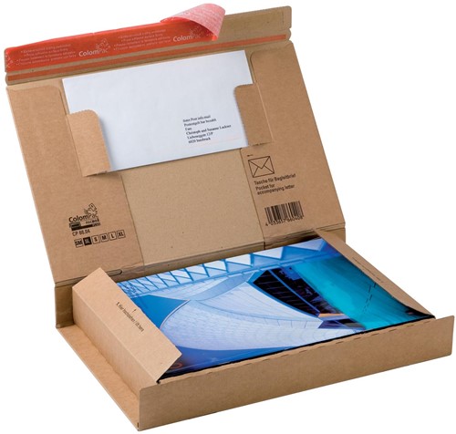 Colompac boîte d'éxpedition pour tablets jusqu'à 10 inch CP066, ft 30 x 21,2 x 4,3 cm, brun