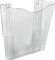 Deflecto DocuPockets trieur mural portrait, 1 compartiment, transparent