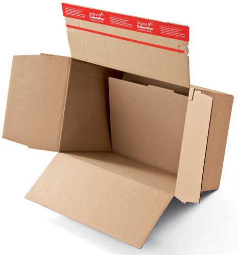 Colompac verzenddoos CP141, ft 22,9 x 16,4 x 5 - 11,5 cm, bruin