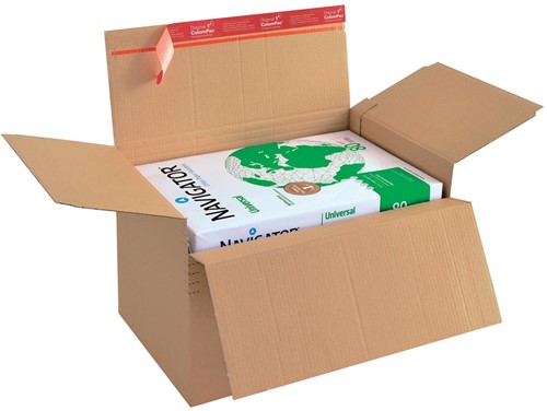 Colompac verzenddoos CP141, ft 30,5 x 22,8 x 7 -16 cm, bruin