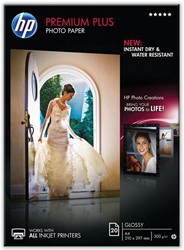 HP Premium Plus fotopapier ft A4, 300 g, pak van 20 vel, glanzend 20 Vel