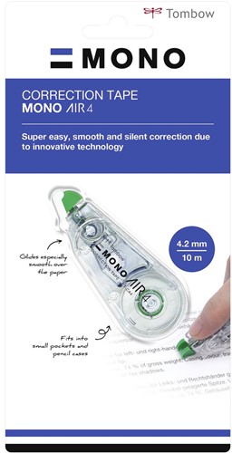 Tombow Correctieroller Mono Air, op blister