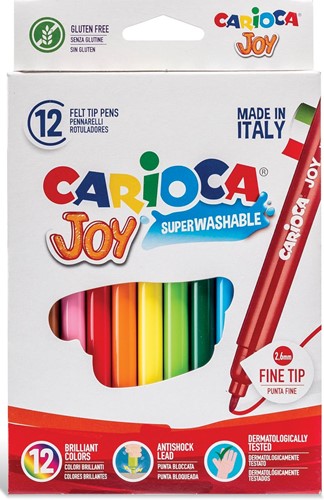 Carioca feutre Superwashable Joy, 12 feutres en étui cartonné