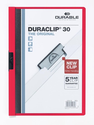 Durable chemise à pince Duraclip Original 30 rouge 1 Stuk