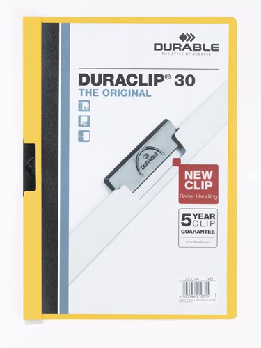 Durable chemise à pince Duraclip Original 30 jaune 1 Stuk
