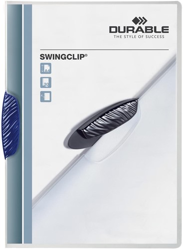 Durable klemmap Swingclip donkerblauw 1 Stuk