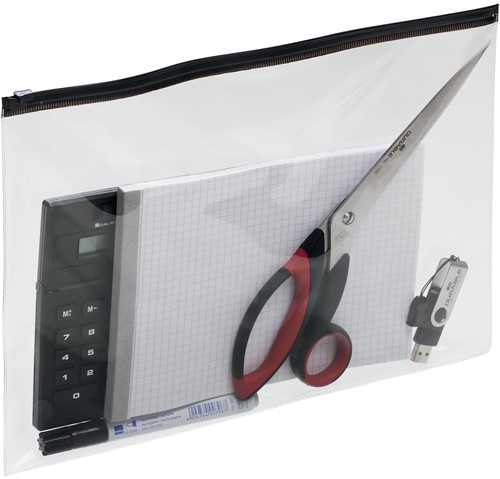 Durable pochette documents Zip bag pour ft A4, paquet de 5 pièces