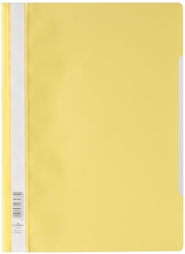 Durable snelhechtmap ft A4 geel