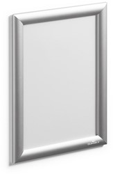 Durable cadre porte-affiche, en aluminium, ft A4, argent