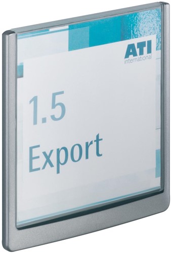 Durable Click Sign plaque d'affichage, ft 14,9 x 14,8 cm, gris 1 Stuk