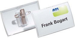 Durable badge avec combiclip Click Fold, ft 40 x 75 mm, boite de 25 pièces 1 Stuk
