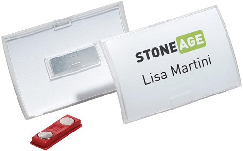 Durable badge avec aimant Click Fold ft 40 x 75 mm, boîte de 10 pièces 1 Stuk