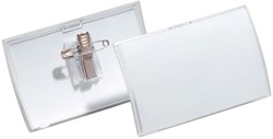 Durable badge avec combiclip Click Fold ft 54 x 90 mm 1 Stuk