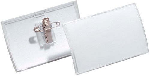 Durable badge avec combiclip Click Fold ft 54 x 90 mm 1 Stuk