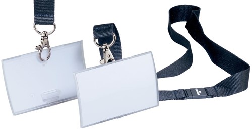 Durable badge avec bande textile Click Fold