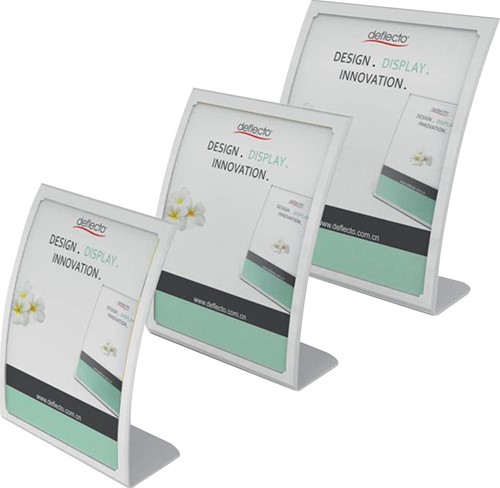 Deflecto présentoir de documents en forme courbé ft A4