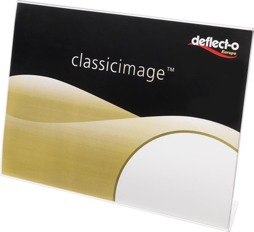 Deflecto présentoir de documents, pied en L landscape, ft A5