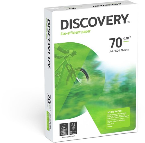 Discovery papier reprographique ft A4, 70 g, paquet de 500 feuilles