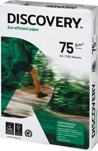 Discovery kopieerpapier A3, 75 g, pak 500 vel 500 Vel