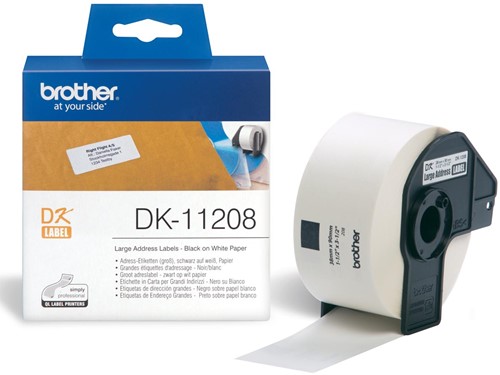 Brother étiquettes pour QL, ft 38 x 90 mm, paquet de 400 étiquettes 400 Stuk