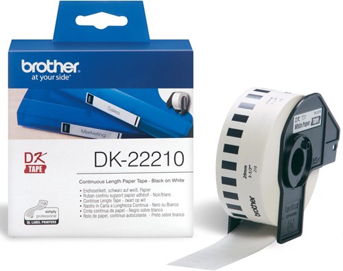 Brother ruban continu pour QL, ft 29 mm x 30,48 m, papier 30 Meter