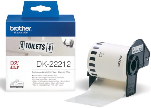 Brother ruban continu pour QL, ft 62 mm x 15,24 m, film plastique 15 Meter