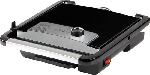 Domo grill multifonctionnel, inox, noir