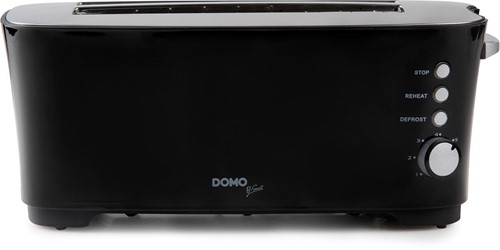 Domo grille-pain B-Smart, pour 4 tranches de pain, noir