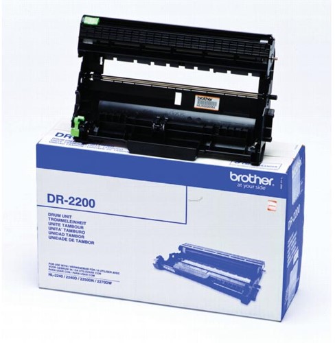 Brother drum, 12.000 pagina's, OEM DR-2200, zwart 1 Stuk