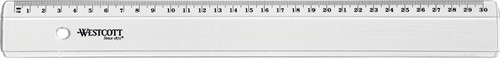 Westcott plastic lat 30 cm 1 Stuk