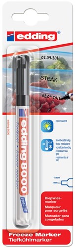 Edding Marqueur Freeze, e-8000, noir, blister 1 pièce 1 Stuk