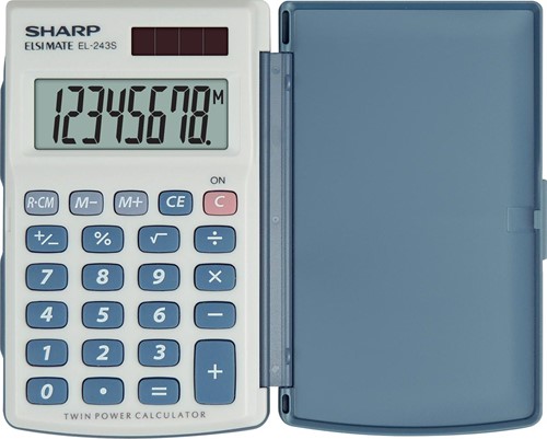 Sharp calculatrice de poche EL-243S