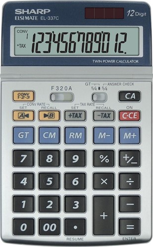 Sharp calculatrice de bureau EL-337C