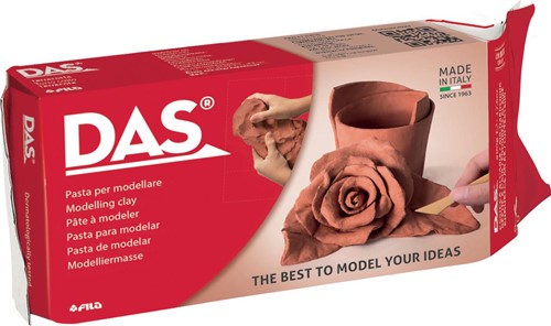 Das Argile à modeler, paquet de 1 kg, terracota