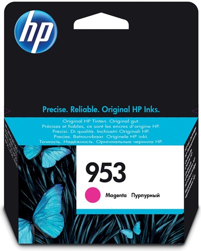 HP inktcartridge 953, 630 pagina's, OEM F6U13AE, magenta 1 Stuk