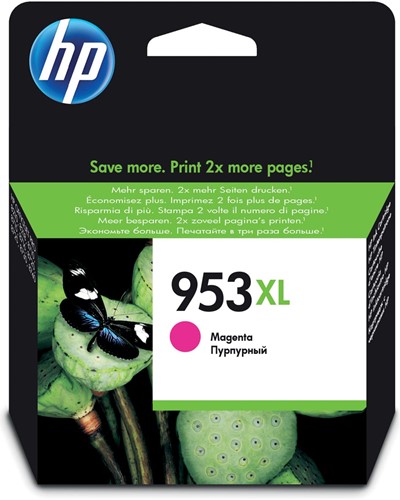 HP cartouche d'encre 953XL, 1.450 pages, OEM F6U17AE, magenta